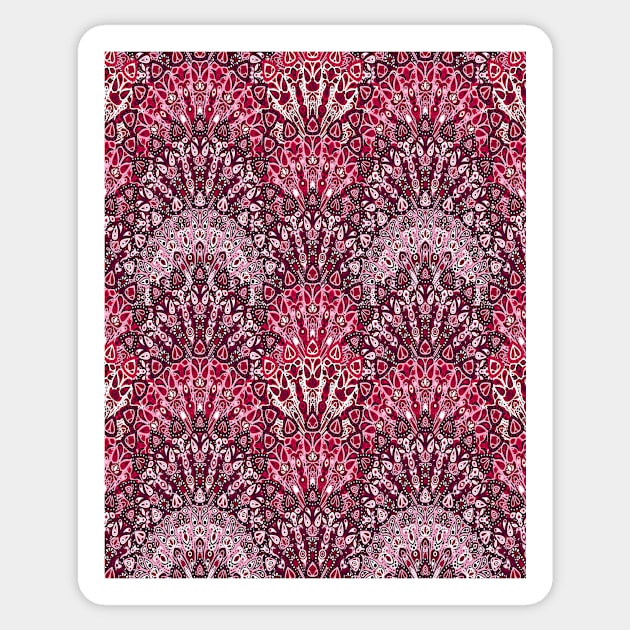 Boho Pattern Sticker by Sandra Keller